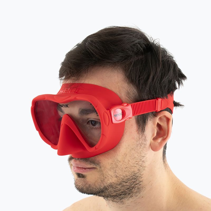 Maschera subacquea SEAC X-Frame red 9