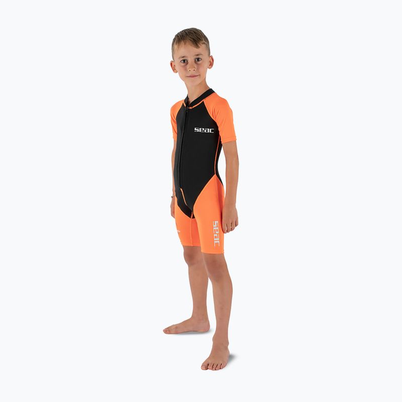 Muta da nuoto bambino SEAC Dolphin Shorty 1,5 mm black/orange 3