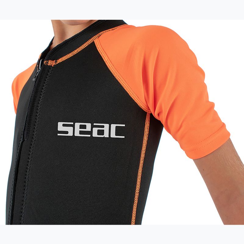 Muta da nuoto bambino SEAC Dolphin Shorty 1,5 mm black/orange 7