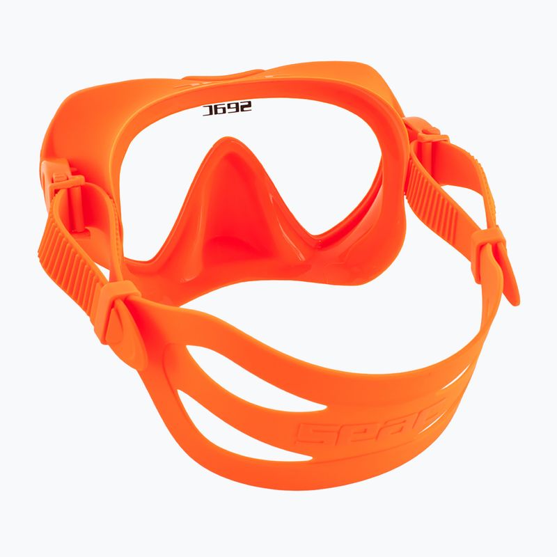 Maschera subacquea SEAC X-Frame orange 3