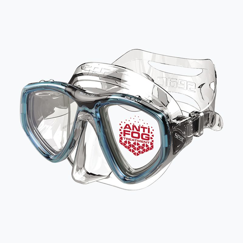 Maschera subacquea SEAC Clear Antifog aquamarine 2