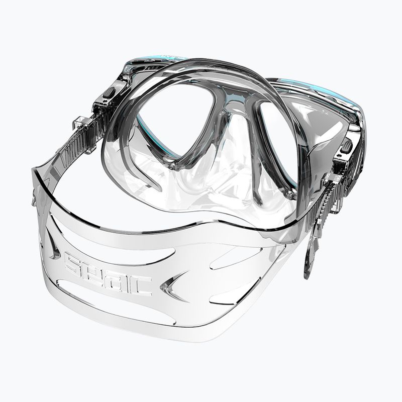 Maschera subacquea SEAC Clear Antifog aquamarine 3