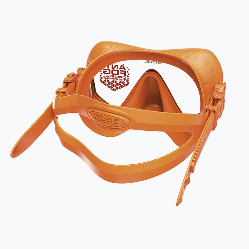 Maschera subacquea SEAC Pura Antifog orange 3