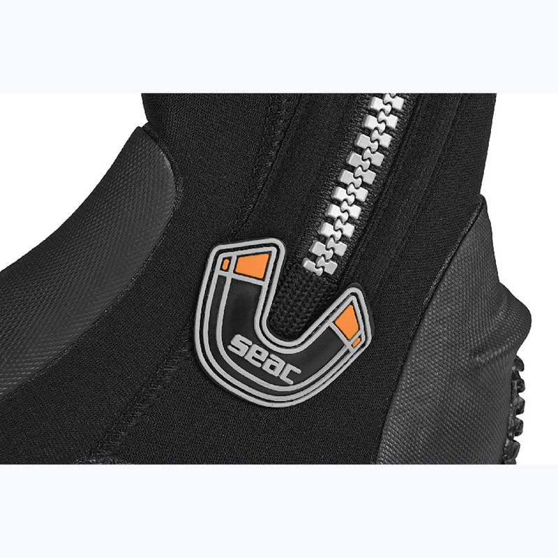 Scarpe in neoprene SEAC Basic HD Zip 5 mm black 4