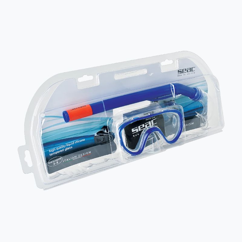 Set per snorkeling per bambini SEAC Marina Bis Set blue 2
