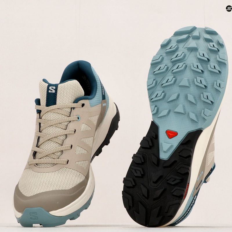 Stivali da trekking da donna Salomon Outrise GTX grigio piuma/bl/starg 21