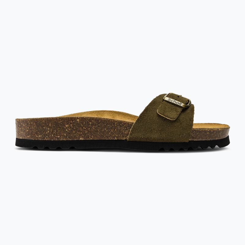 Scholl Estelle Sue infradito da donna color kaki 2