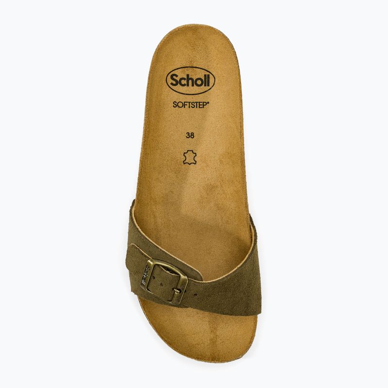 Scholl Estelle Sue infradito da donna color kaki 5