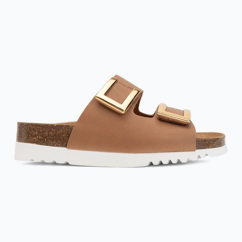 Ciabatte da donna Scholl Montery 2 Straps Ad Med cognac 2