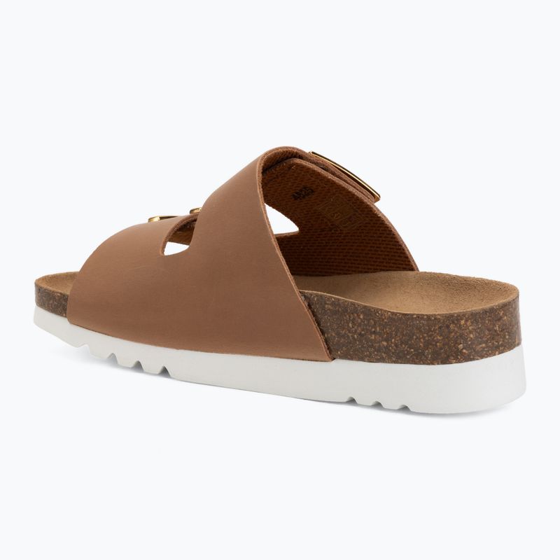 Ciabatte da donna Scholl Montery 2 Straps Ad Med cognac 3