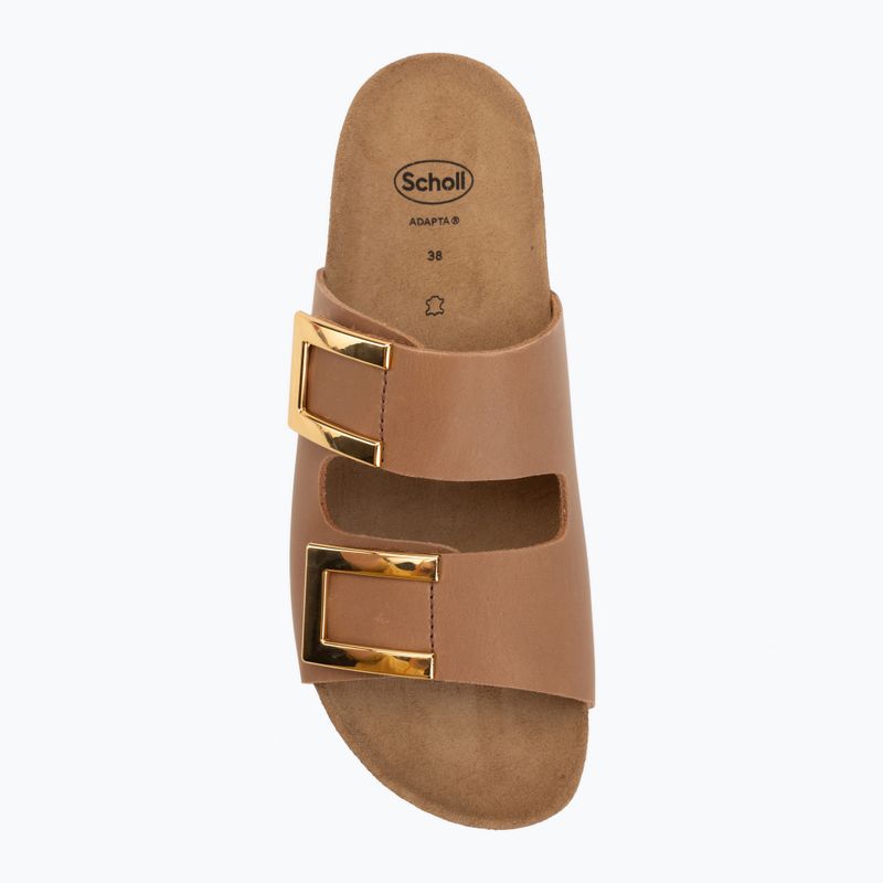 Ciabatte da donna Scholl Montery 2 Straps Ad Med cognac 5