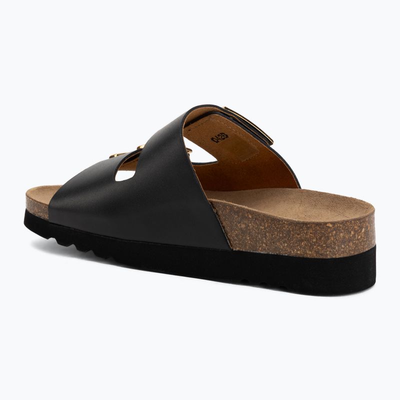 Ciabatte da donna Scholl Montery 2 Straps Ad Med nere 3
