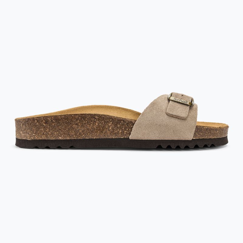 Scholl Estelle Sue infradito da donna beige scuro 2
