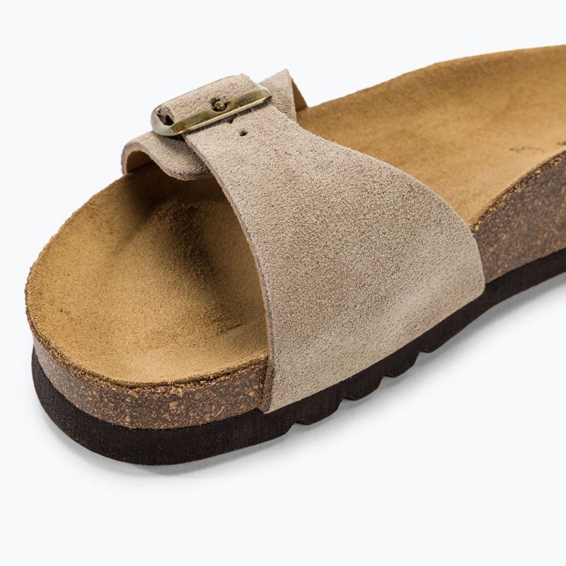 Scholl Estelle Sue infradito da donna beige scuro 7