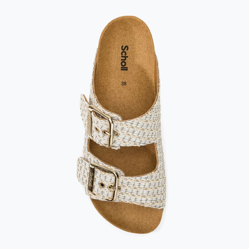 Infradito donna Scholl Noelle Raf Te bianco 5