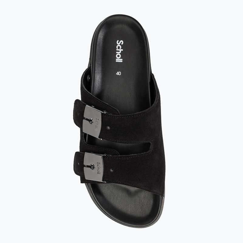Scholl Orlando Suesp - infradito nere da uomo 5