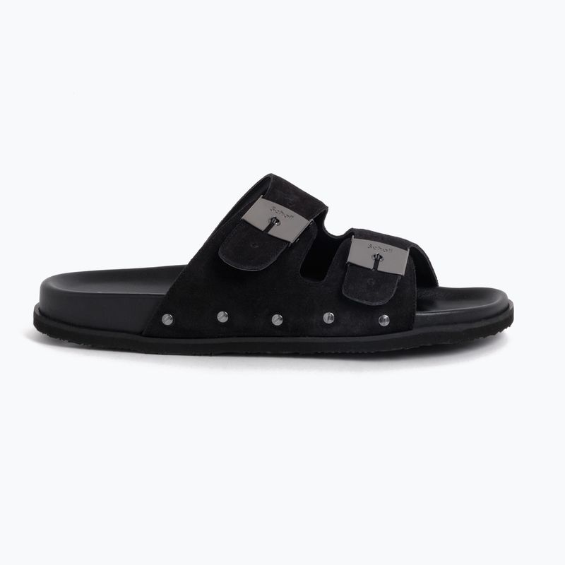 Scholl Orlando Suesp - infradito nere da uomo 8