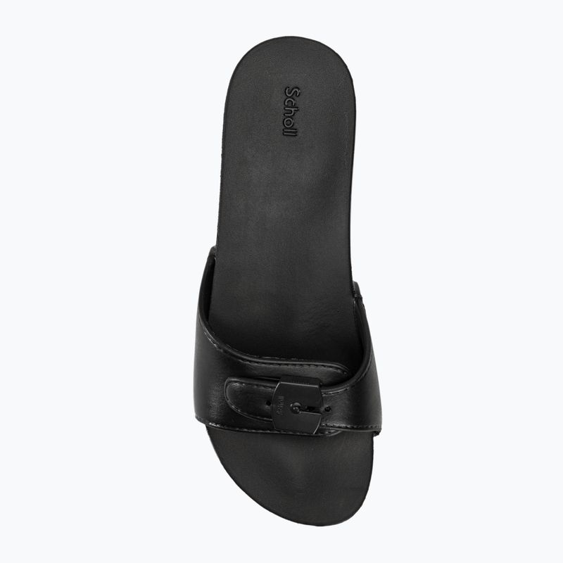 Infradito donna Scholl Pescura Flat Aqua Eva nero 5