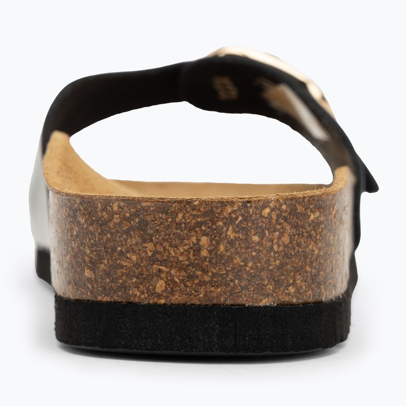 Scholl Kathleen in pelle stampata infradito da donna nero 6