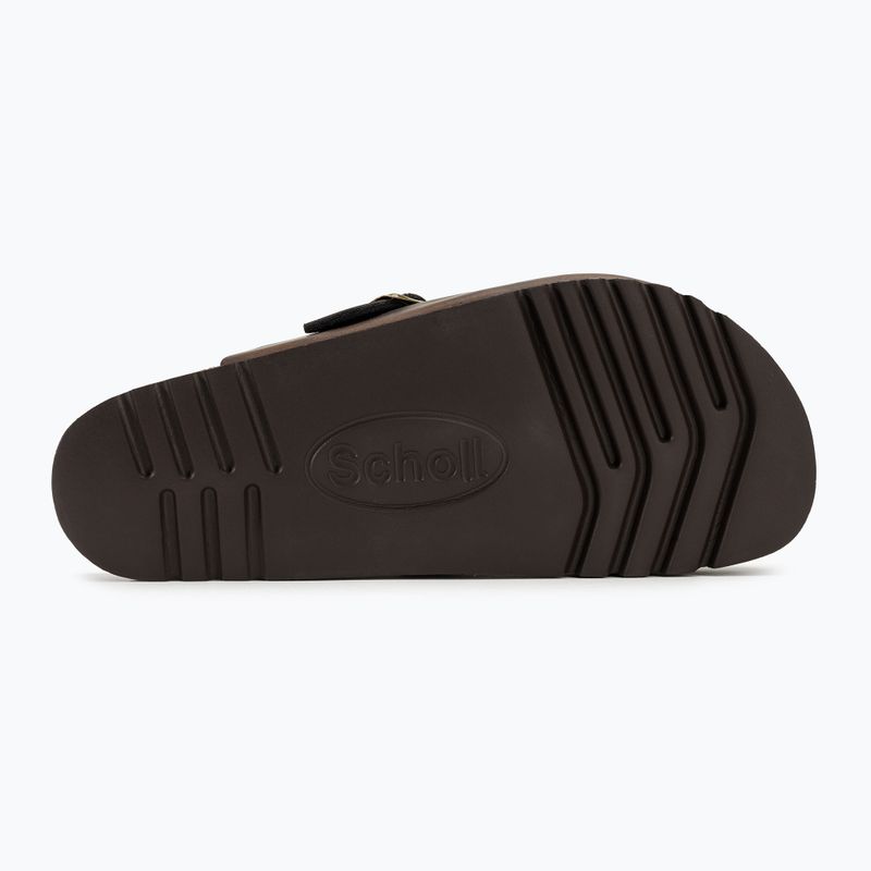 Scholl Olivier Synkan infradito da uomo marrone 4