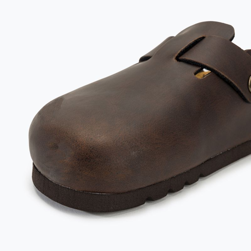 Scholl Olivier Synkan infradito da uomo marrone 7