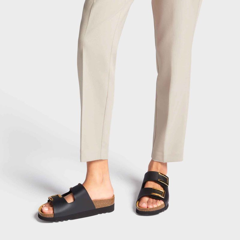 Infradito donna Scholl Monterey 2 Straps Ad Med nero 4