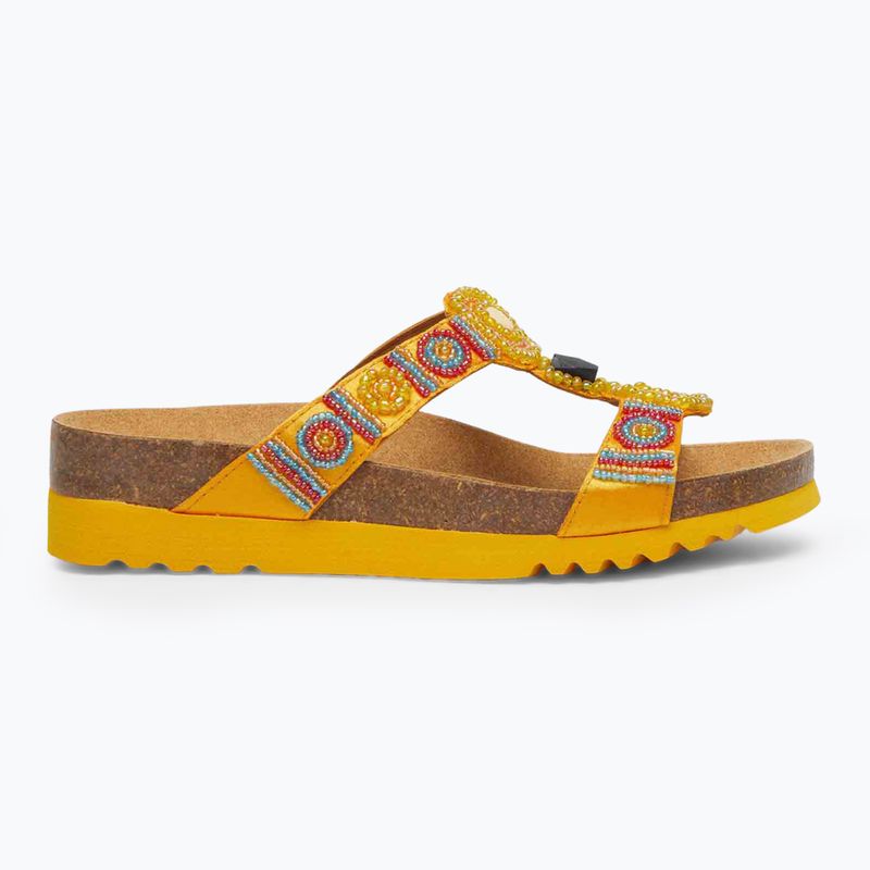 Infradito da donna Scholl New Bogota Wedge Med tangerine 2
