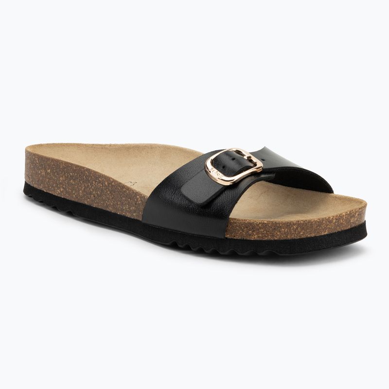 Scholl Estelle Laminated nero infradito da donna