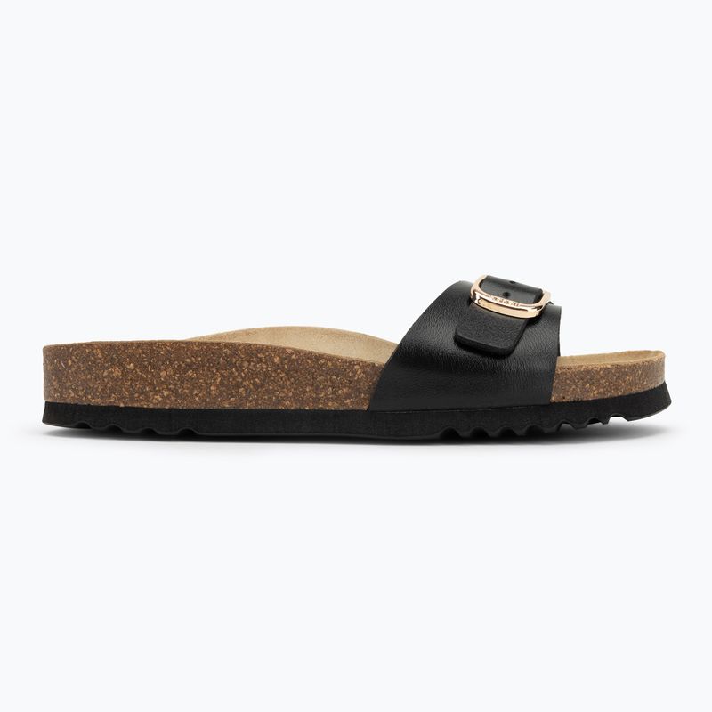 Scholl Estelle Laminated nero infradito da donna 2