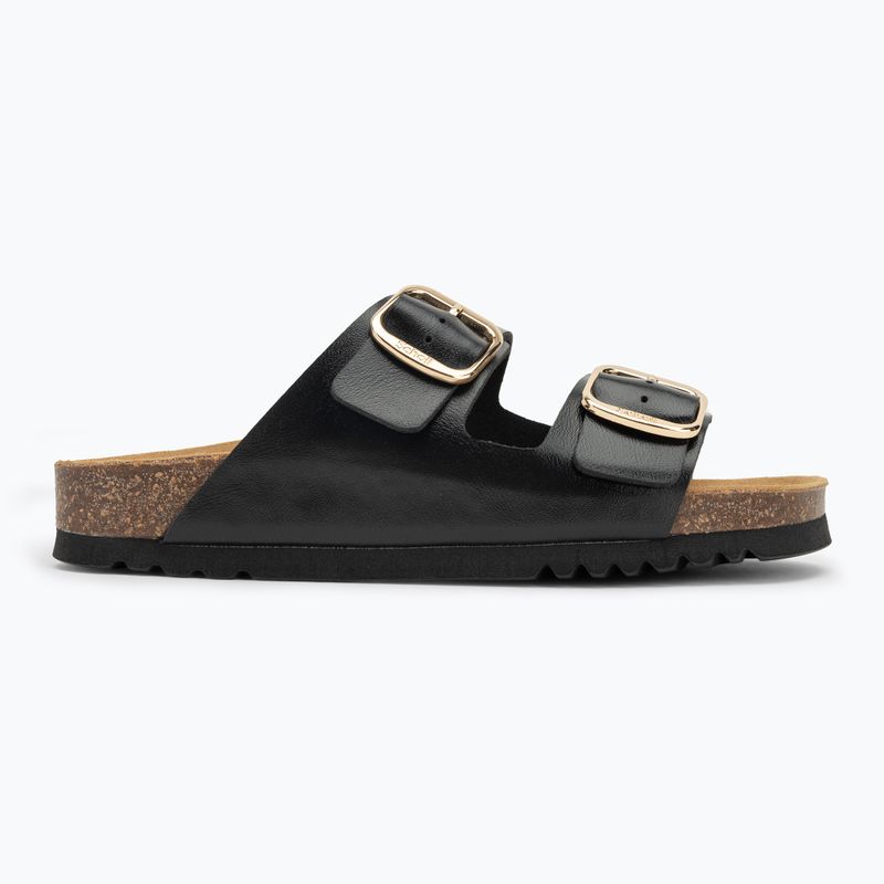 Infradito donna Scholl Josephine Nero laminato 2