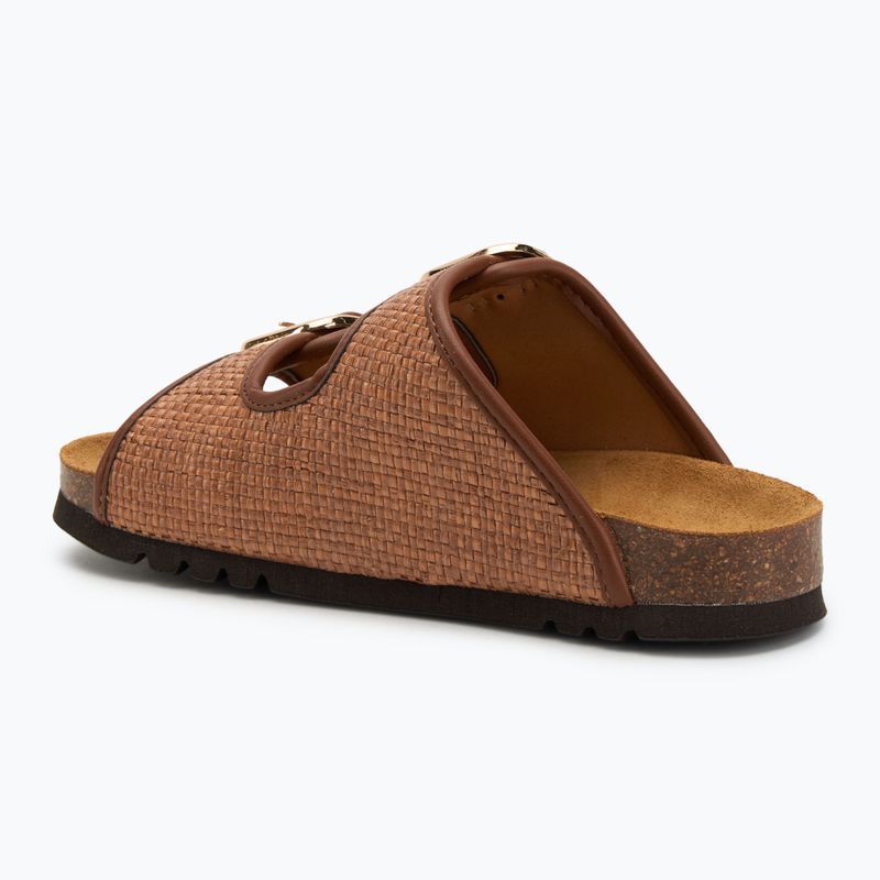 Scholl Noelle Raffia infradito donna cognac 3