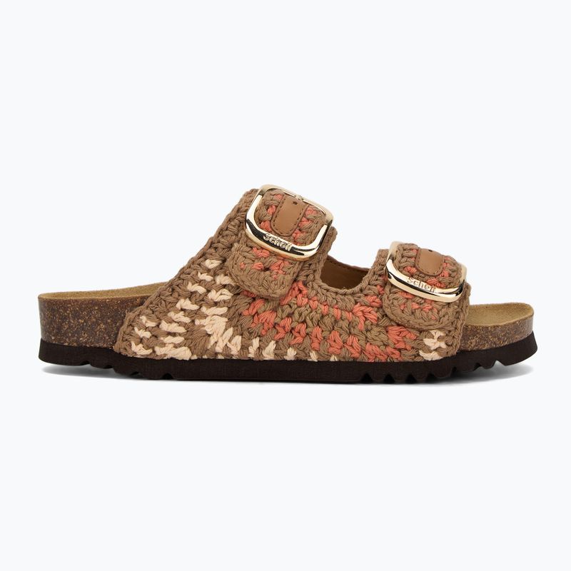 Scholl Noelle Crochet bude/marrone chiaro/cognac infradito da donna 2