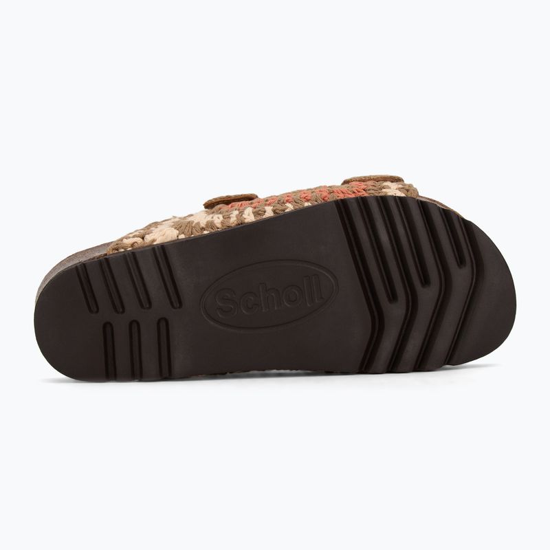 Scholl Noelle Crochet bude/marrone chiaro/cognac infradito da donna 4