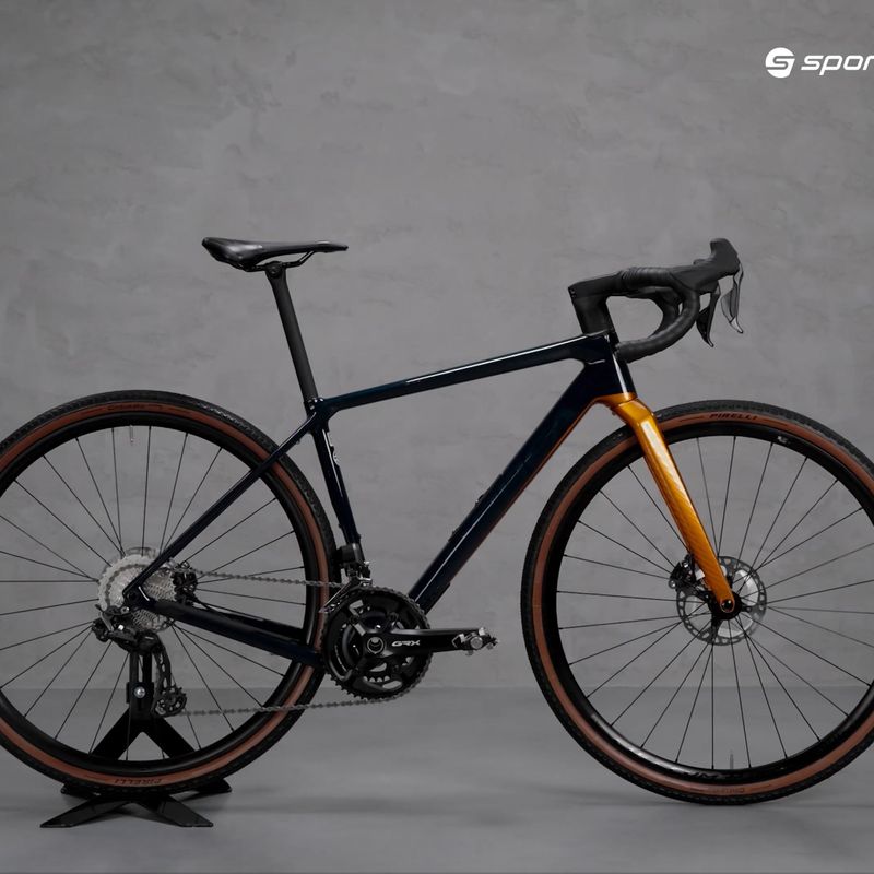 Orbea Terra M20i Team 2022 blu/carbonio/arancio gravel bike 8