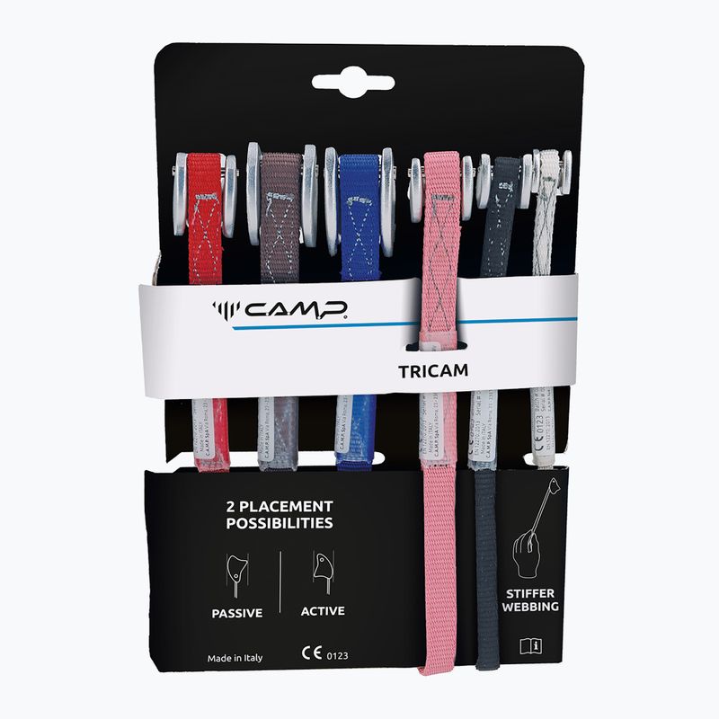 Set di dadi per arrampicata CAMP Tricam 6 pcs 2