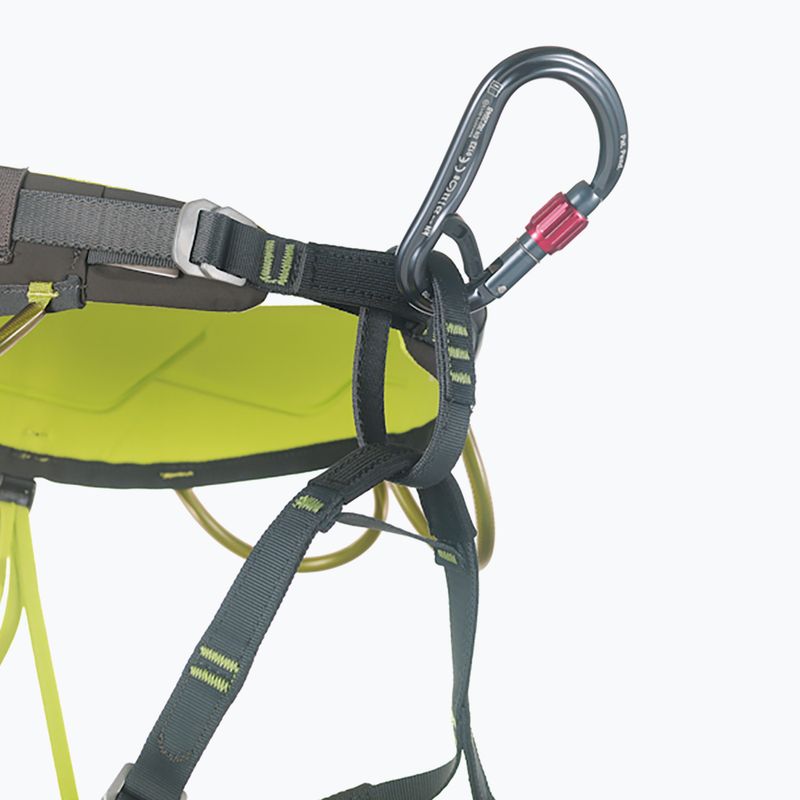 Moschettone CAMP Atom Belay Lock gun metal 4
