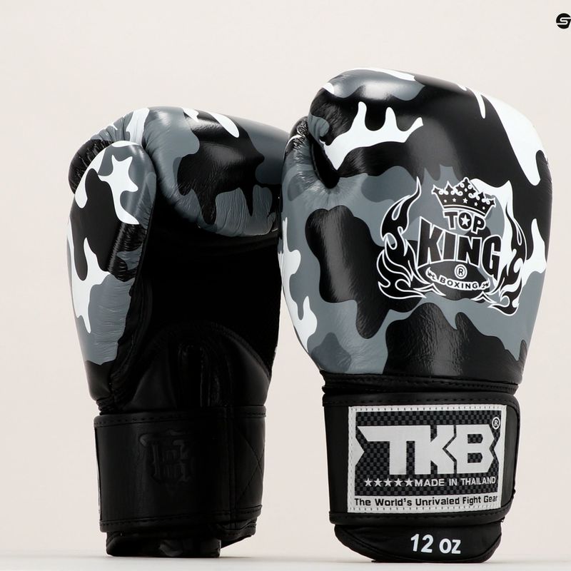 Guantoni da boxe grigi Top King Muay Thai Empower 7