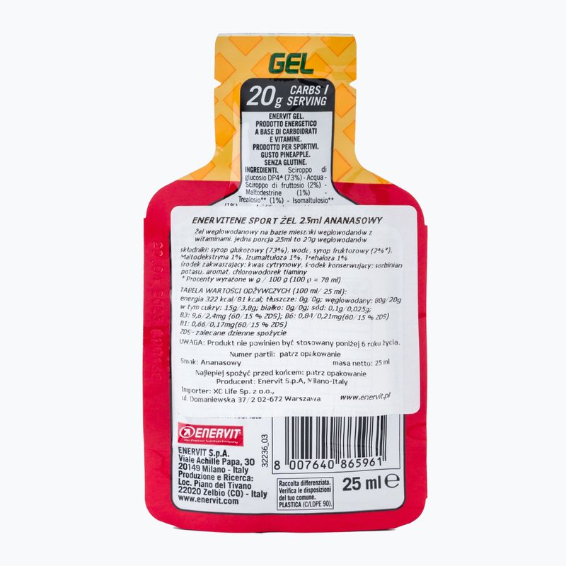 Enervit gel energetico 96596 25 ml ananas 2
