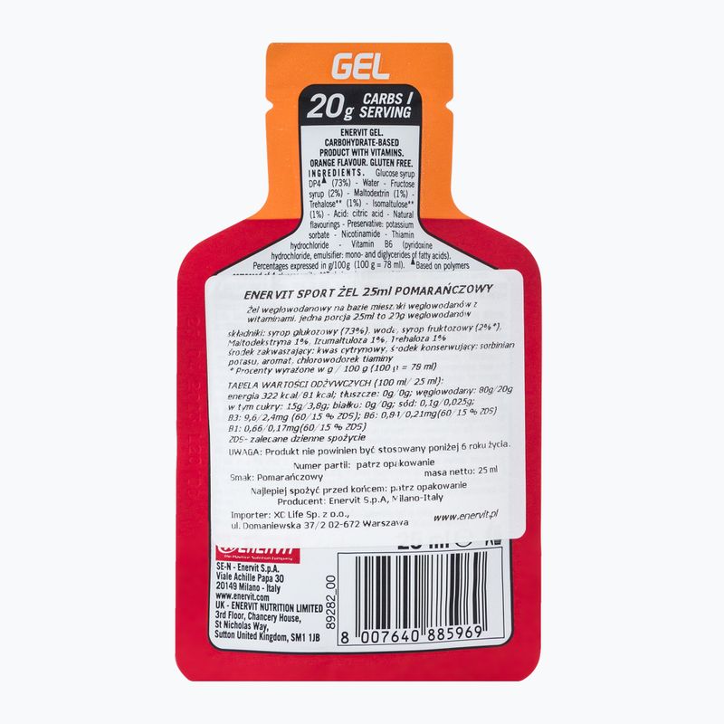 Enervit gel energetico 98888 25 ml arancione 2