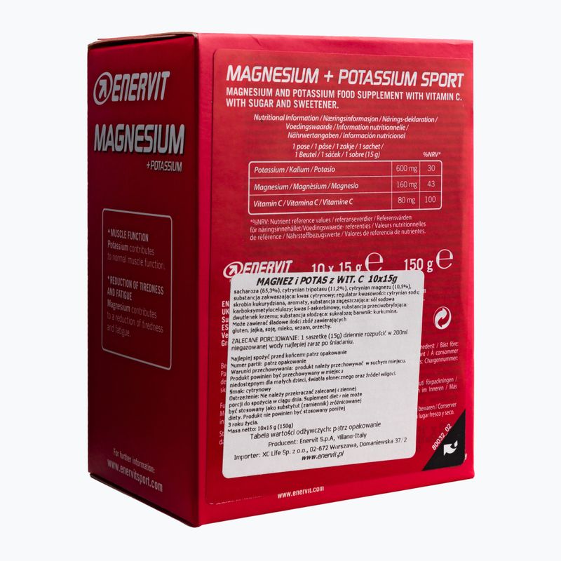 Magnesio con potassio + vitamina C Enervit 98038 10 x 15 g 2