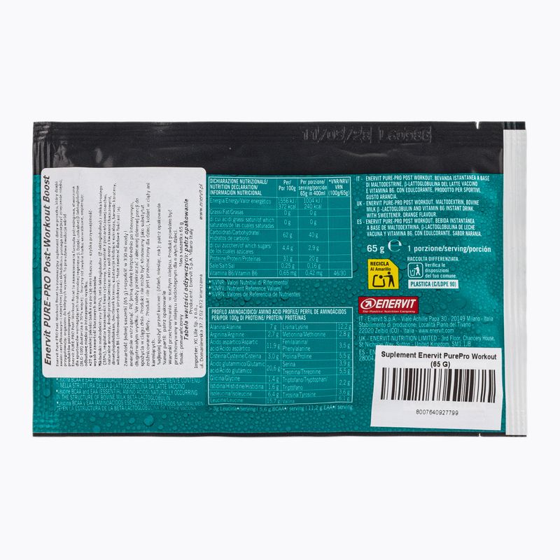 Integratore Enervit Pure-PRO Post-Workout Boost 65 g 2