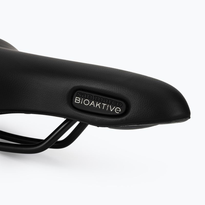 Sella da bicicletta SAN MARCO Trekking Biofoam Large 30-60° nero opaco da uomo 6