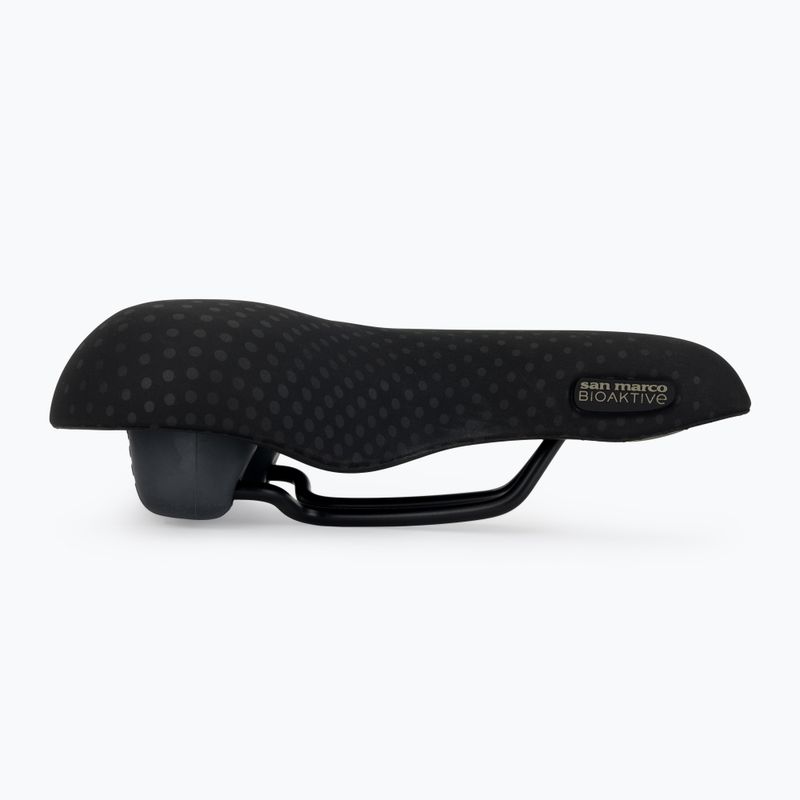 Sella bici SAN MARCO Trekking Gel Large 30-60° nero 2