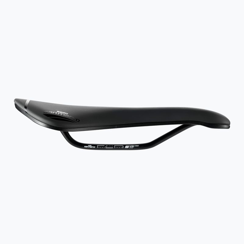 Sella da bicicletta SAN MARCO Uomo Aspide Short Sport Wide Open nera