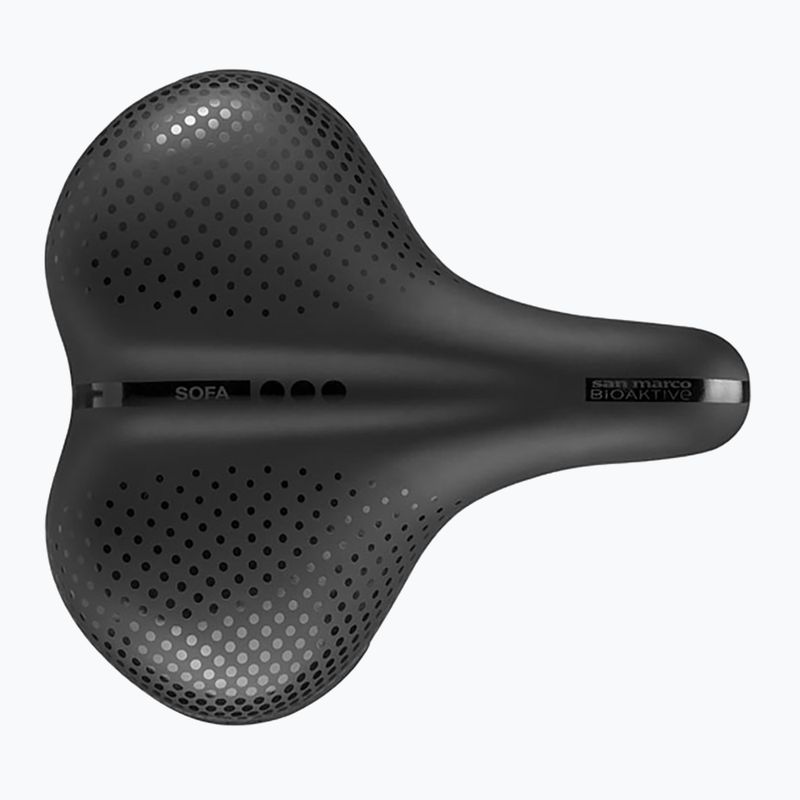 SAN MARCO City Biofoam Sofa sella per bicicletta 60-90° nero 2