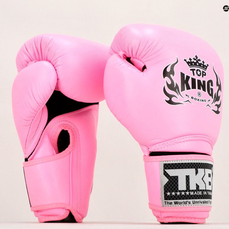 Guantoni da boxe rosa Top King Muay Thai Super Air 7