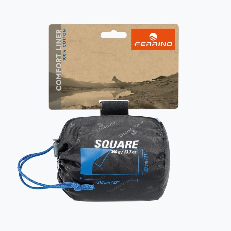 Inserto per sacco a pelo Ferrino Comfort Liner Square blu 2