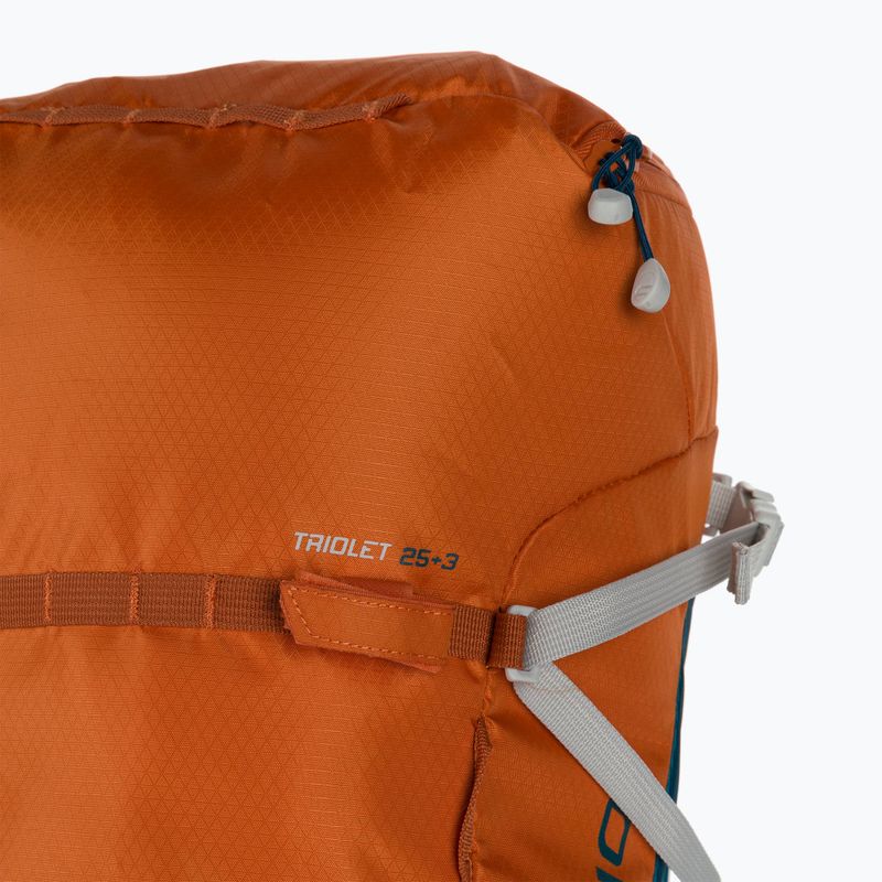 Zaino da arrampicata Ferrino Triolet 25 + 3 l arancione 4