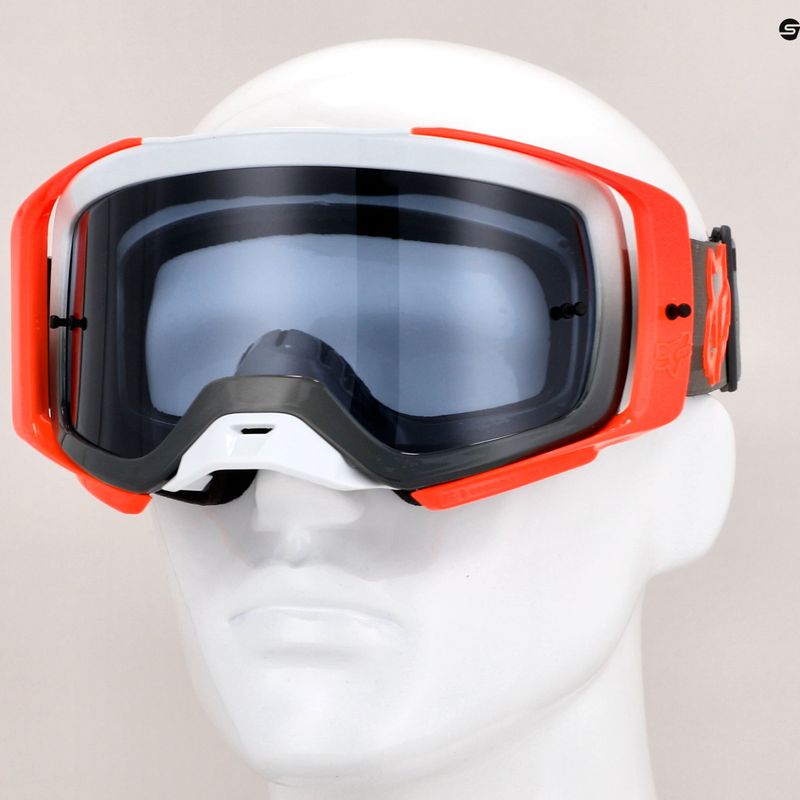 Occhiali da ciclismo Fox Racing Airspace Vizen arancione fluo 10