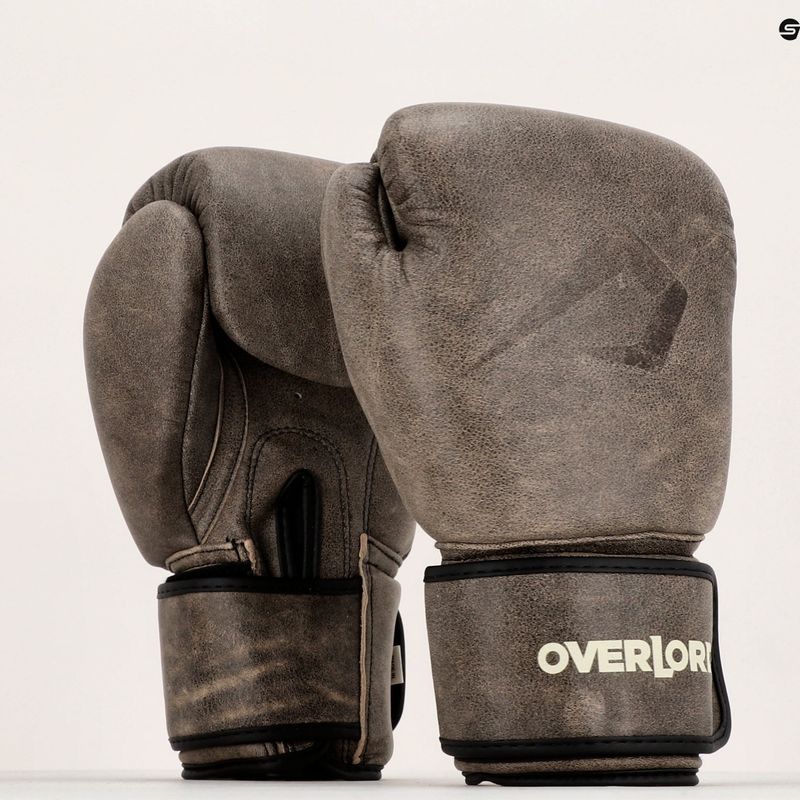 Guantoni da boxe marroni Overlord Old School 7